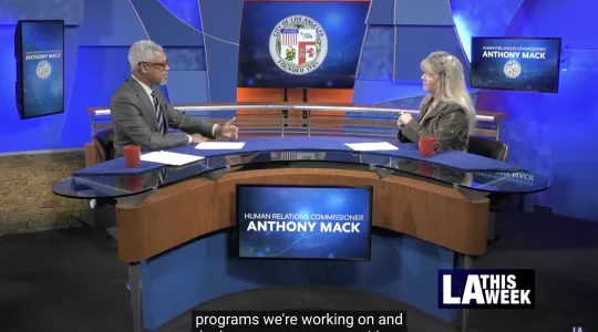 Anthony Mack HRC on Channel 35 LA Currents