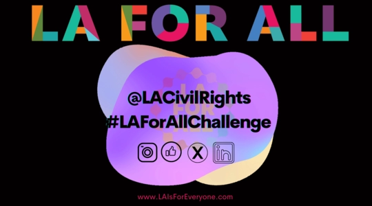#LAForAllChallenge hashtag photo