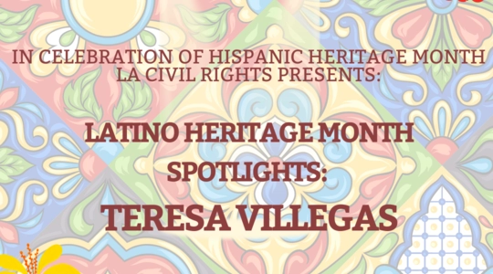 Latino Heritage Month Spotlights: Teresa Villegas