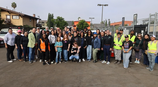 Group photo of all the participants of the 2024 Tom LaBonge Day of Service