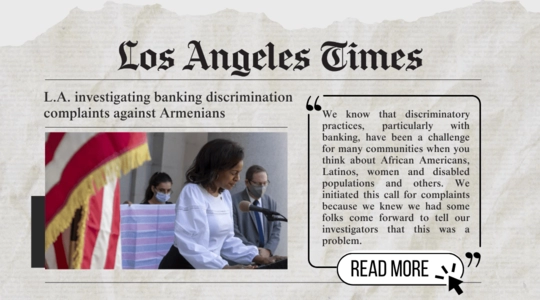 LA Times article news clip image photo of Capri Maddox at podium in front of US flag