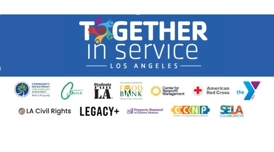 Combination of Together in Service logos