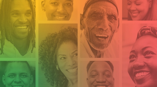 collage of photos of smiling faces 