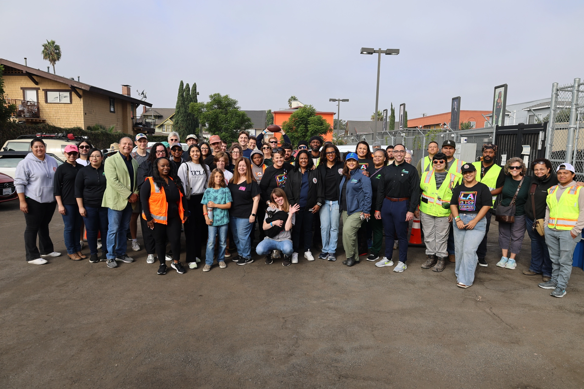 Group photo of all the participants of the 2024 Tom LaBonge Day of Service