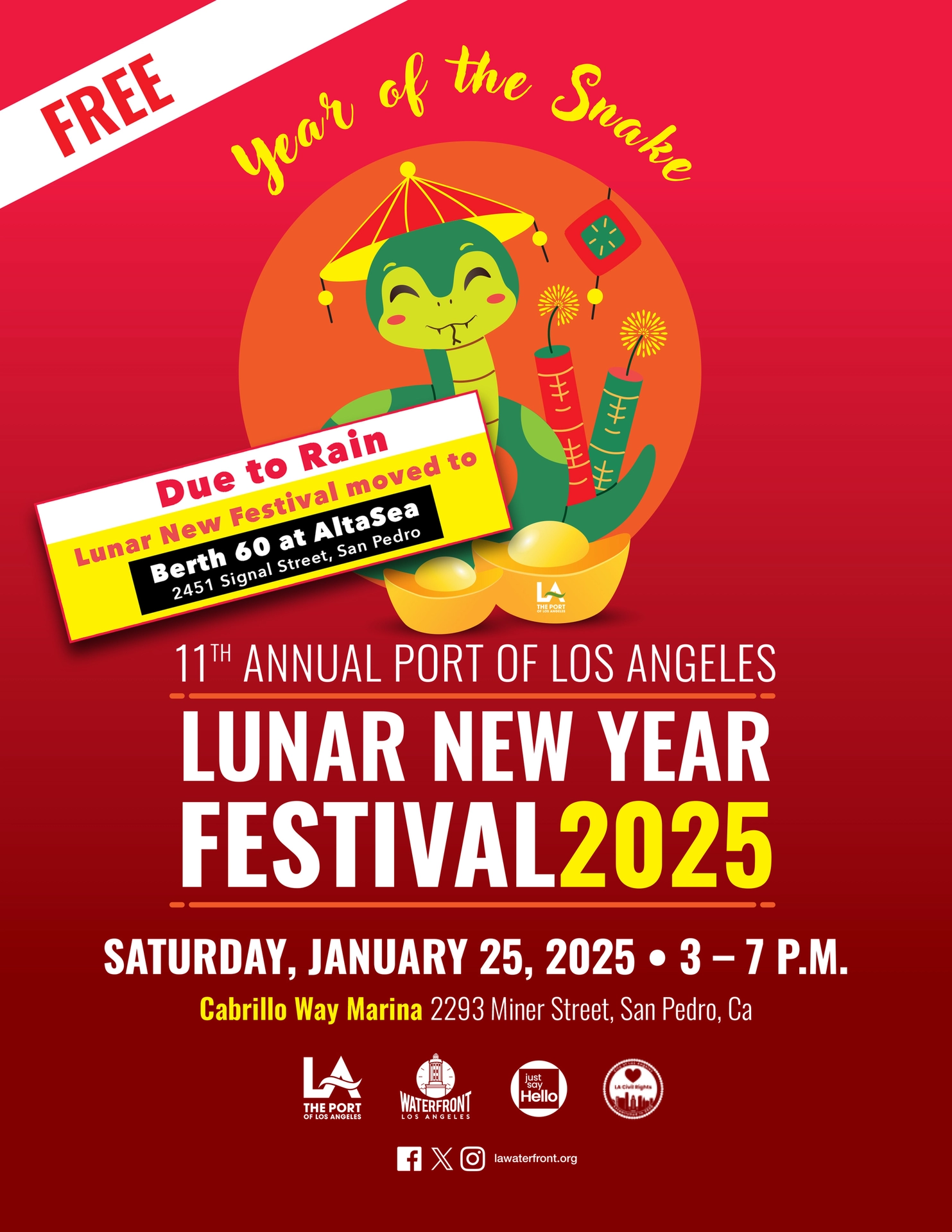 Lunar New Year Flyer with change of address