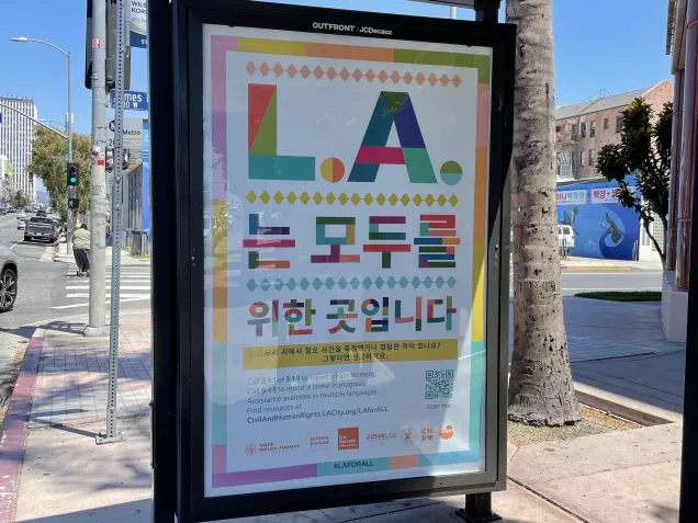 LA For All Korean Bus Shelter