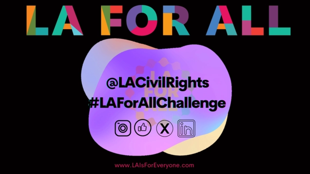 #LAForAllChallenge hashtag  photo