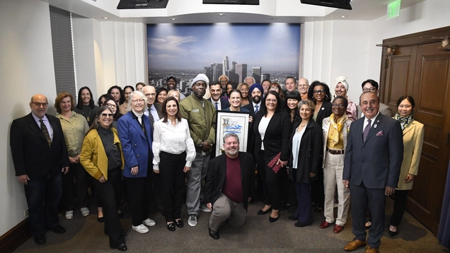 HSR Group photo including HRC and CRE commissioners, policy makers, academics, private sector, and representatives across faith traditions as well as racial, ethnic and gender representation