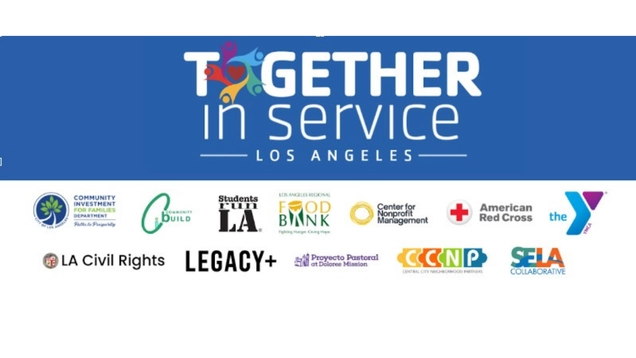 Combination of Together in Service logos